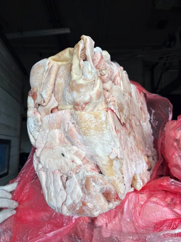 Pork cutting fat, Lithuania 2