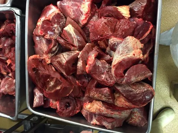 Frozen beef heart, Sweden 3
