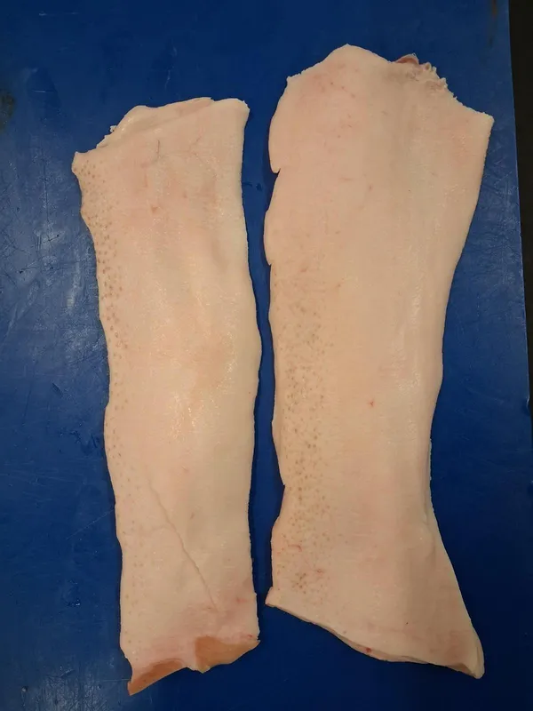 Frozen pork neck fat, Belgium