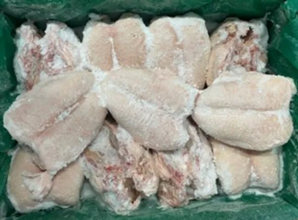 Frozen chicken breast CAP, bone-in, skin on 2