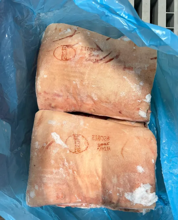 Frozen pork belly, Belgium 2