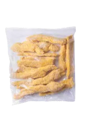 Chicken julienne strips with sesame catering