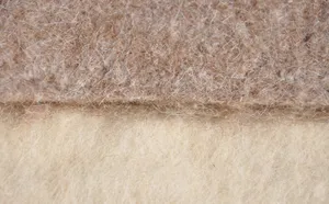 Insulated wool felt