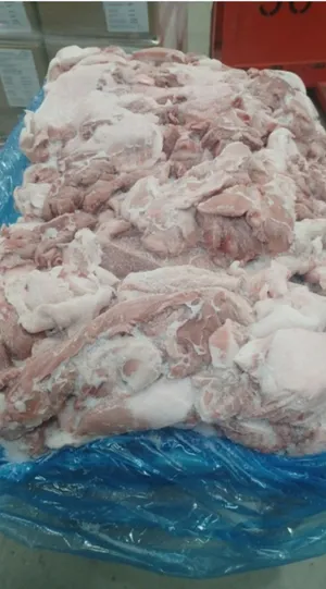 Frozen pork trimming 70/30