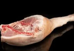 Fresh bone-in pork legs