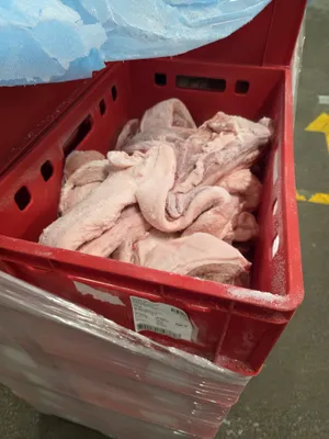 Frozen pork soft belly trimmings, 50/50