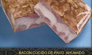 BACON COCIDO DE PAVO  AHUMADO 