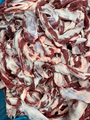 Frozen pork diaphragms