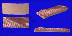 Pork belly with bone - 4.70 euro/kg