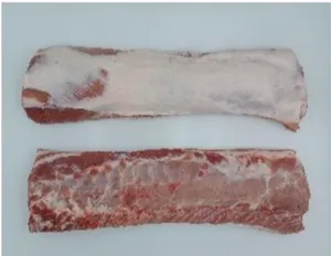 Pork loin with bone - 4.20 euro/kg