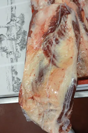 Frozen beef brisket
