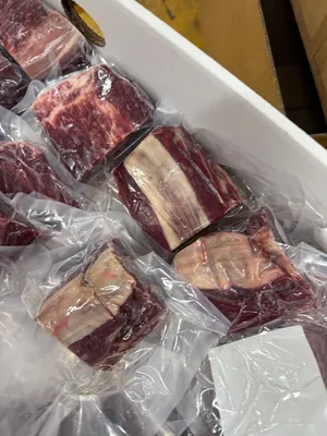 Individually packed frozen meat