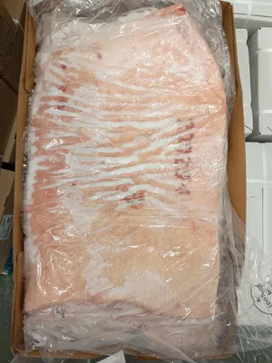 Pork belly sheet ribbed