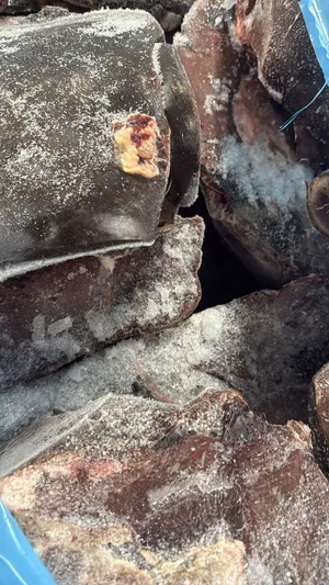 Frozen beef liver