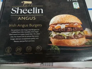 Irish beef burgers