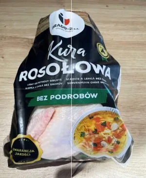 Whole soup chicken light 1100g