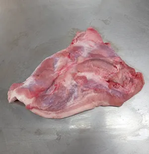 Skinless pork jowl
