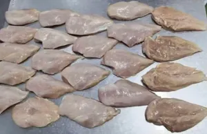 Frozen skinless boneless chicken breast