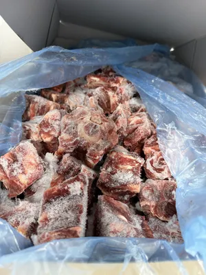 Frozen British wild venison bones