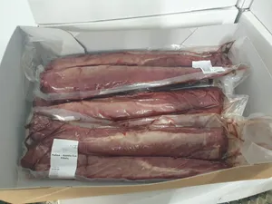 Frozen British wild fallow venison saddle eye fillets