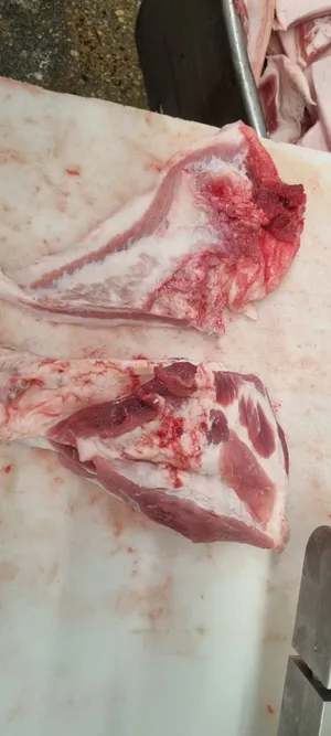 Frozen pork jowl