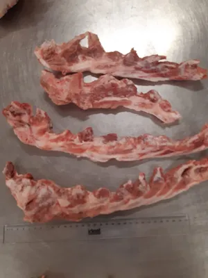 Frozen pork softbones
