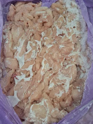 Frozen chicken breast fillets trimmings