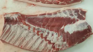 Fresh pork belly, rind-on, bone-in, Poland