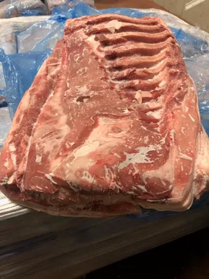 Frozen belly without ribs with skin (wide cut) class S, quantity, price