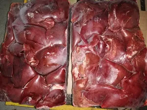 Frozen pork liver