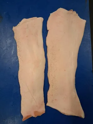 Frozen pork neck fat, Belgium