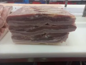 Frozen pork belly grade S, single ribbed